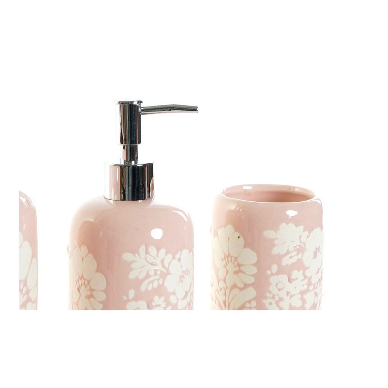 Bath Set DKD Home Decor Ceramic Pink...