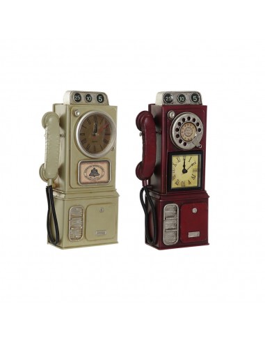 Reloj de Mesa DKD Home Decor Rojo...