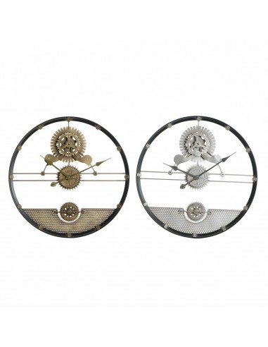 Horloge Murale DKD Home Decor Argenté...