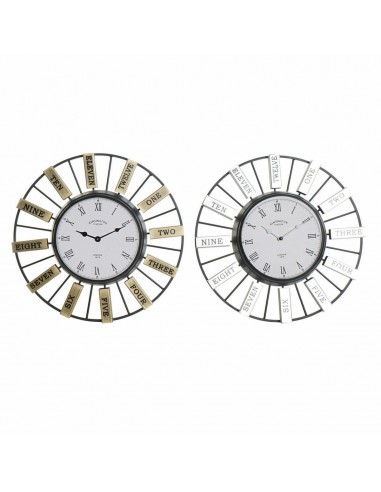 Horloge Murale DKD Home Decor Verre...