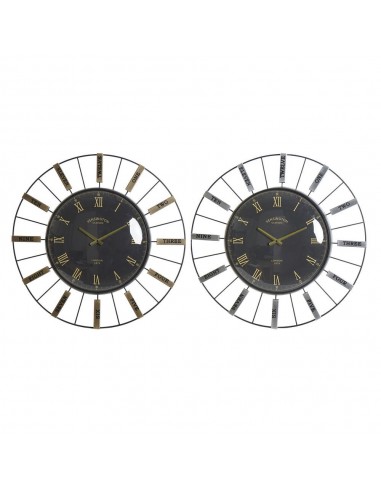 Horloge Murale DKD Home Decor Verre...