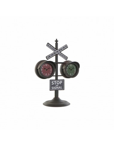 Horloge de table DKD Home Decor Noir...