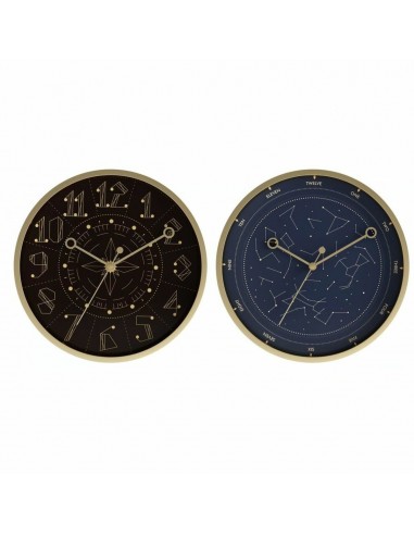 Reloj de Pared DKD Home Decor Negro...