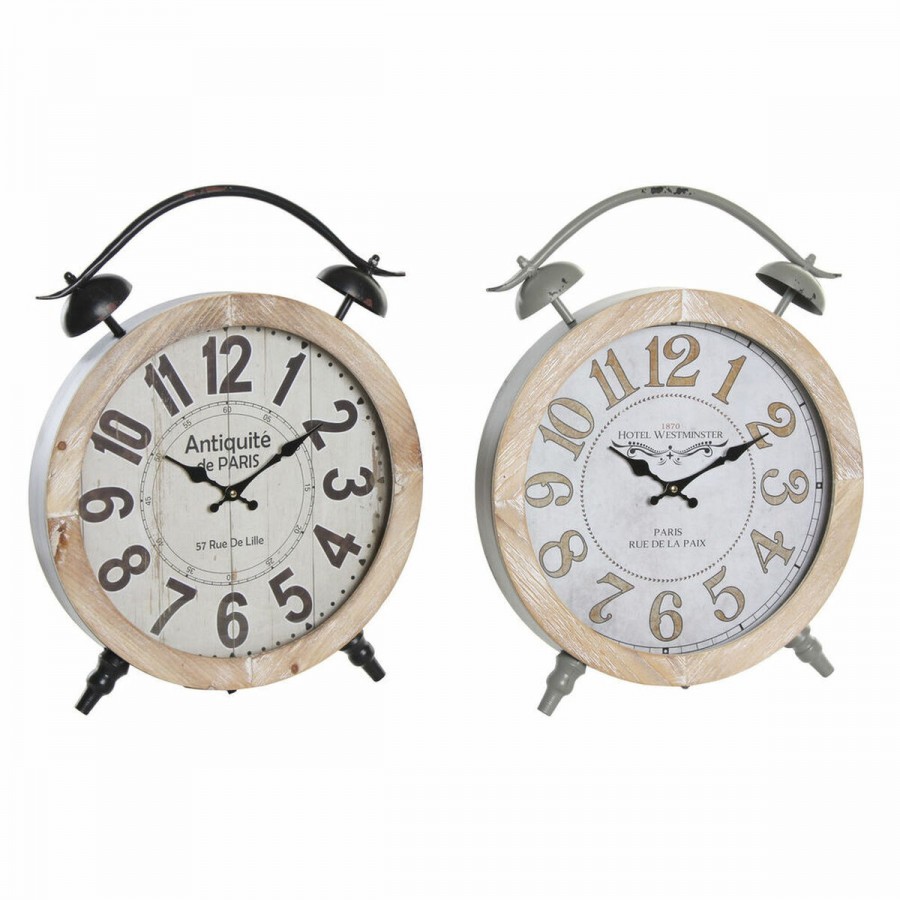 Horloge de table DKD Home Decor Fer...