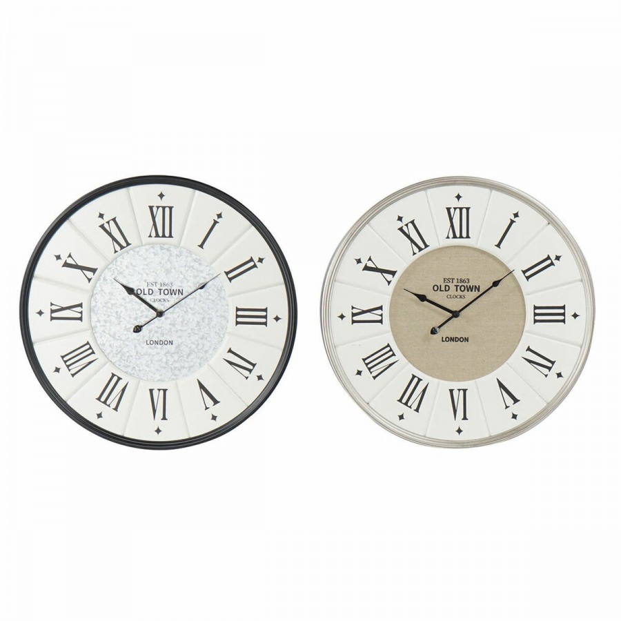 Horloge Murale DKD Home Decor Gris...