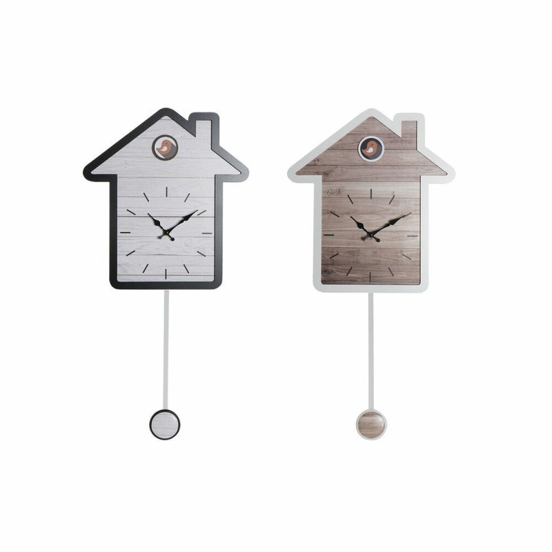 Reloj de Pared DKD Home Decor Blanco...