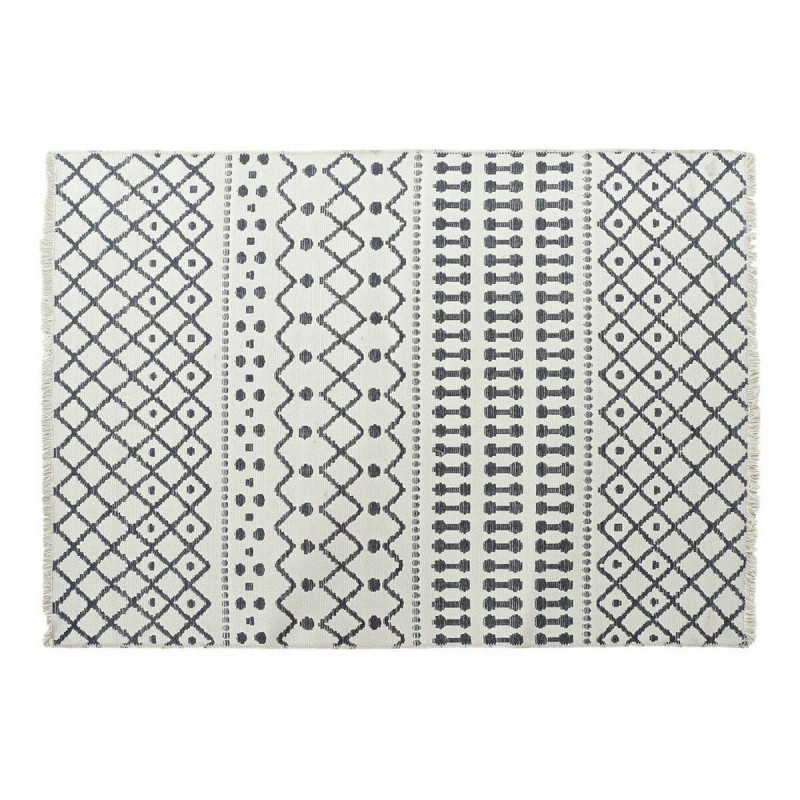 Tapis DKD Home Decor Blanc Polyester...