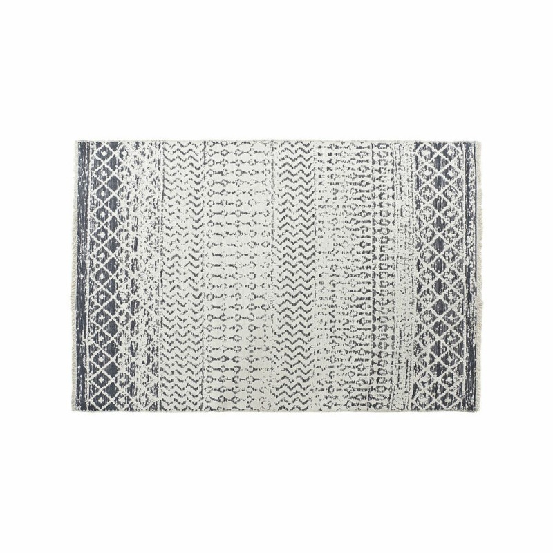 Alfombra DKD Home Decor Blanco Gris...