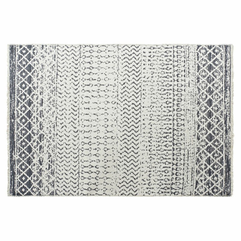 Tapis DKD Home Decor Blanc Gris...