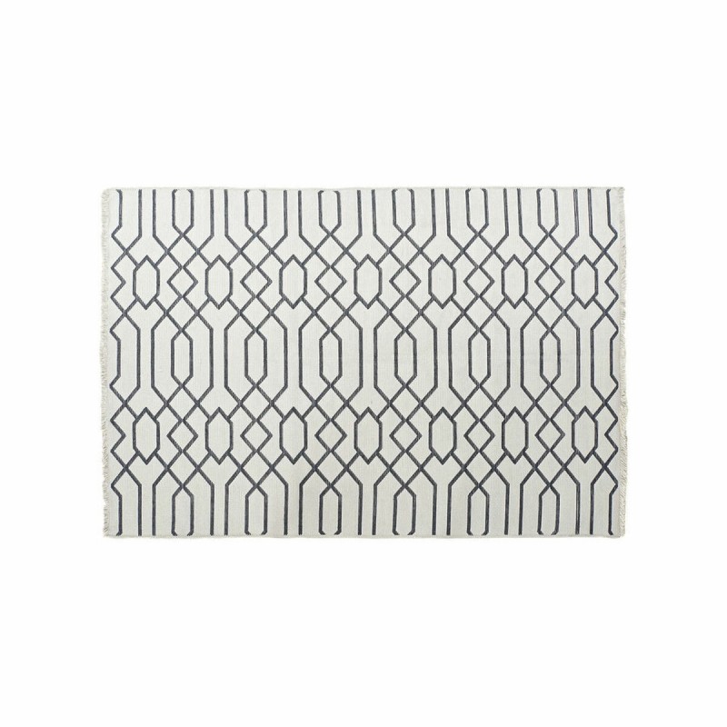 Alfombra DKD Home Decor Blanco Gris...