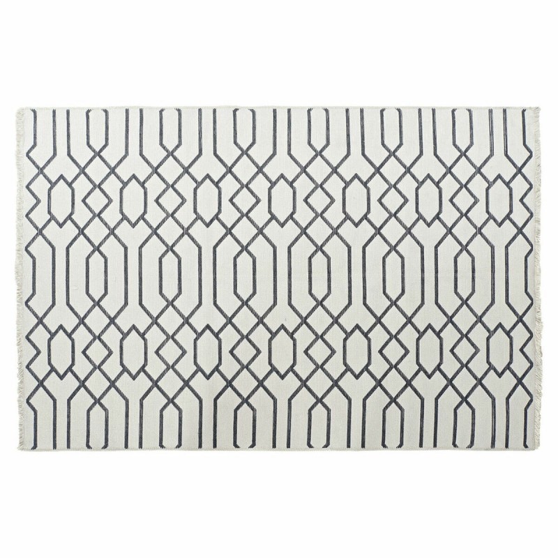 Alfombra DKD Home Decor Blanco Gris...