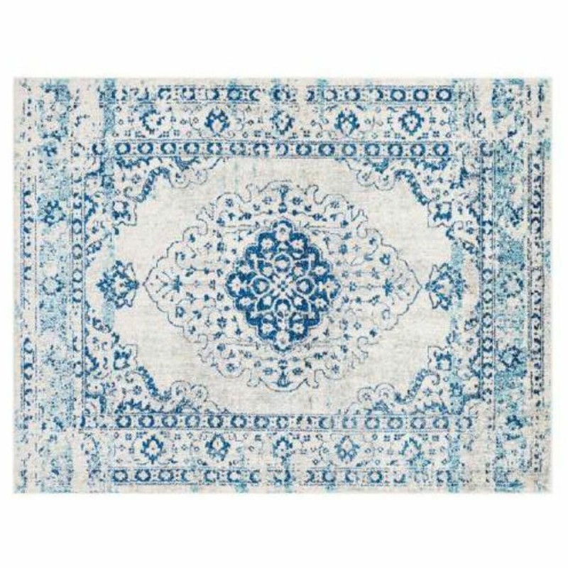 Carpet DKD Home Decor Blue Cotton...