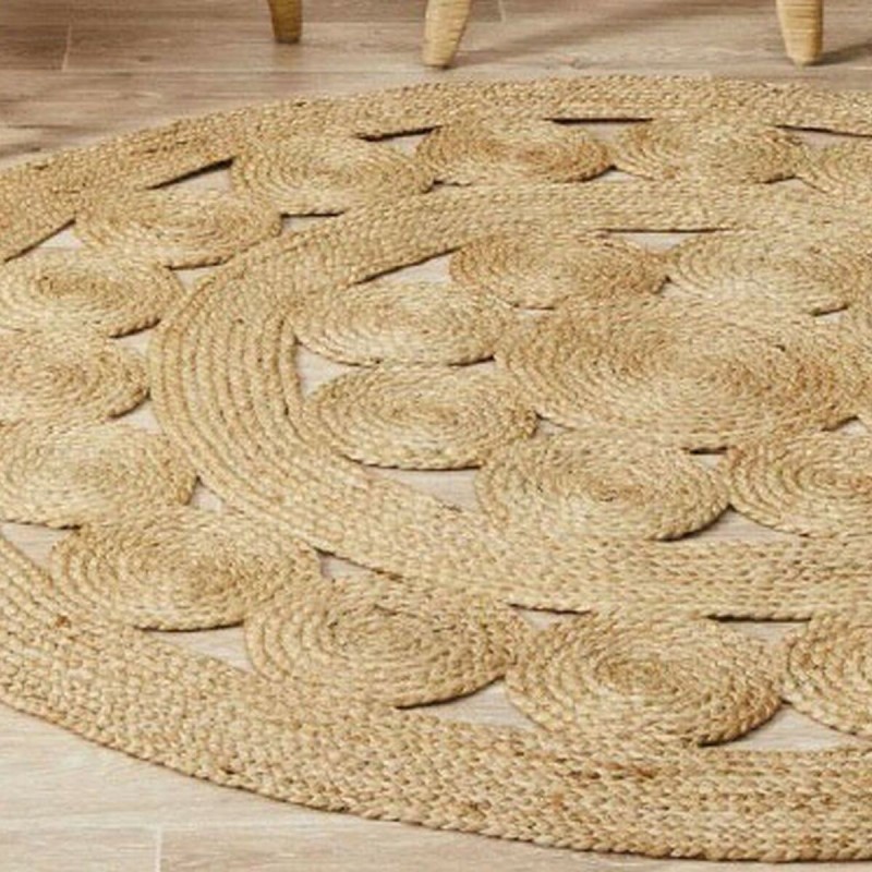 Carpet DKD Home Decor Tropical Jute...