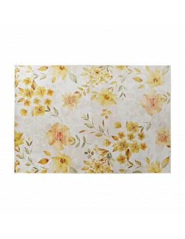 Tapis DKD Home Decor Jaune Blanc...