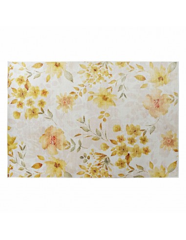 Tapis DKD Home Decor Jaune Blanc...