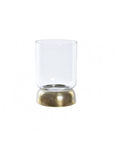 Bougeoir DKD Home Decor Verre Doré...