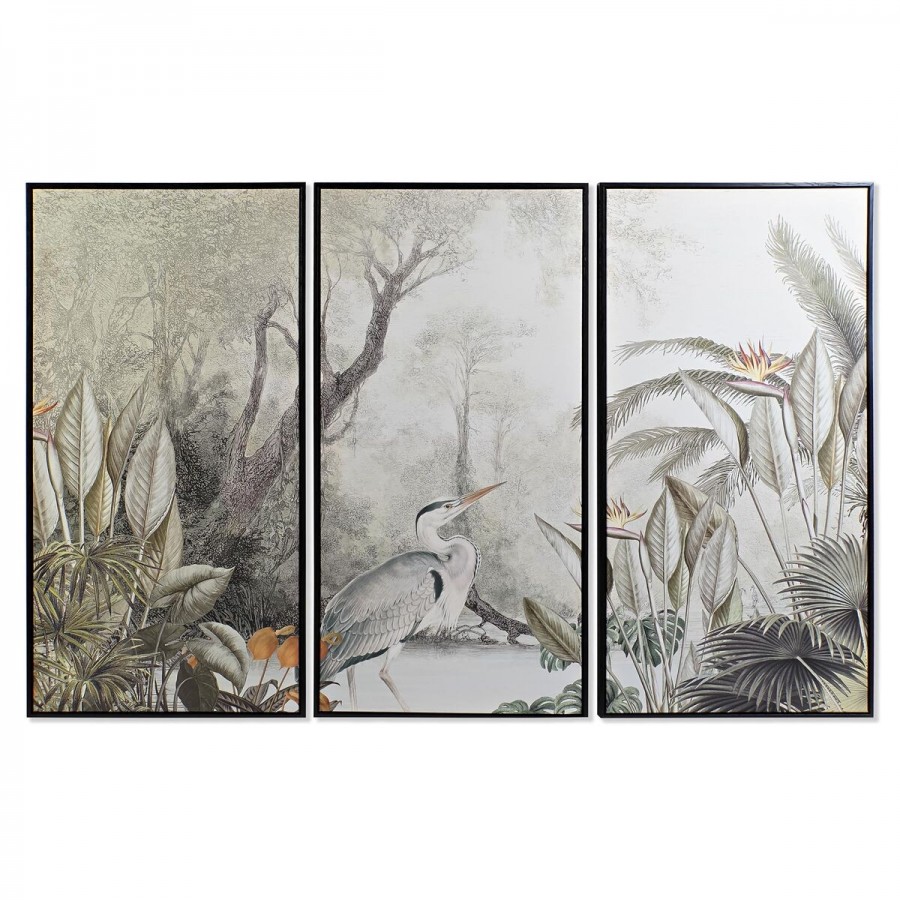 Jeu de 3 tableaux DKD Home Decor...