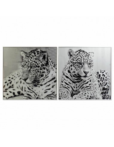 Bild DKD Home Decor Leopard Kolonial...