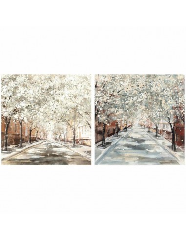 Cadre DKD Home Decor Arbres (100 x...