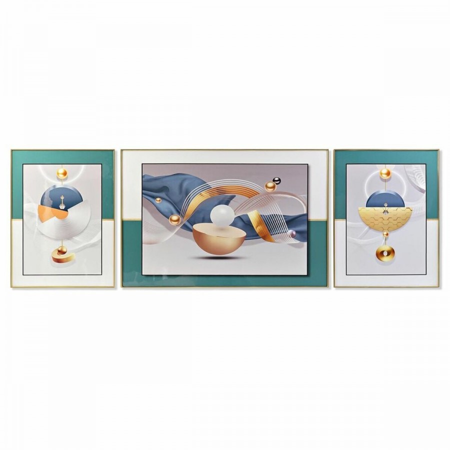 Jeu de 3 tableaux DKD Home Decor (240...