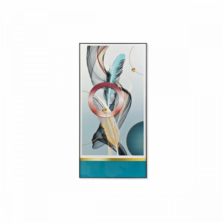 Quadro DKD Home Decor Piume (80 x 3 x...