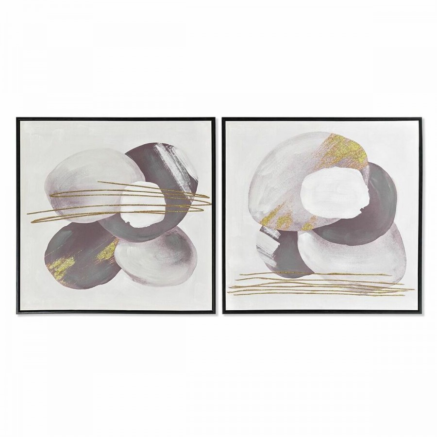 Cuadro DKD Home Decor Abstracto (2...