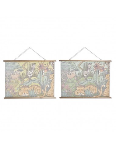 Cadre DKD Home Decor animaux (100 x 2...