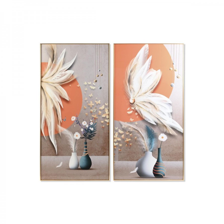 Painting DKD Home Decor Vase (80 x 3...