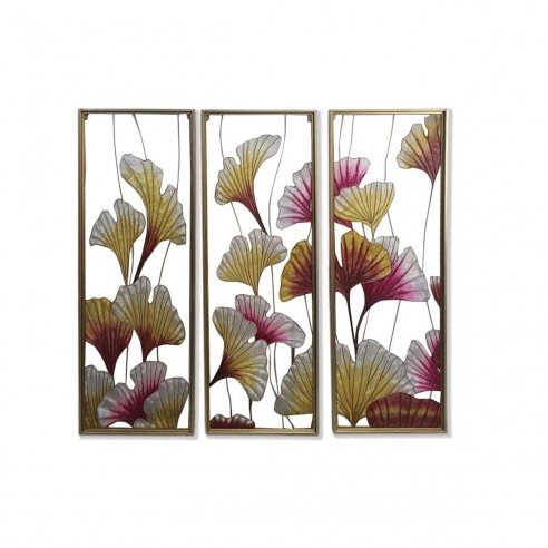 Tela DKD Home Decor 3 Pezzi Tropicale...