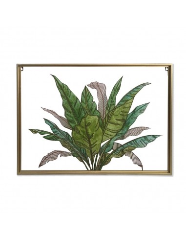 Canvas DKD Home Decor Tropisch Blad...