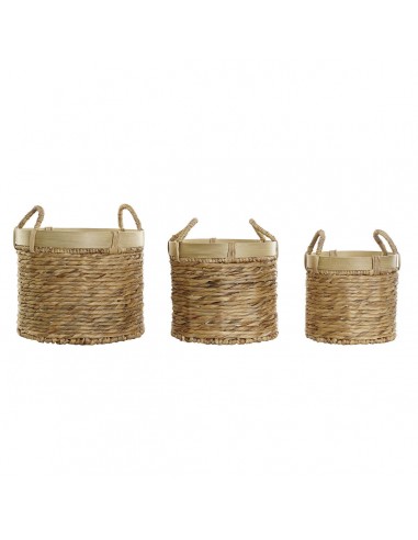 Basket spelset DKD Home Decor Bamboe...