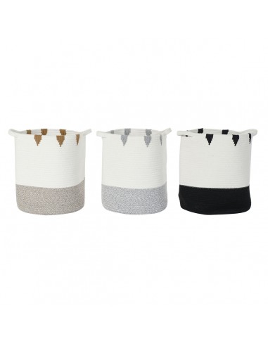 Panier DKD Home Decor Coton (34 x 34...