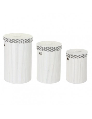 Wasmand DKD Home Decor Wit Set...