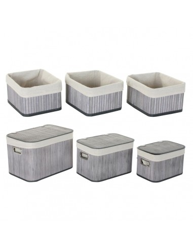 Basket set DKD Home Decor Polyester...