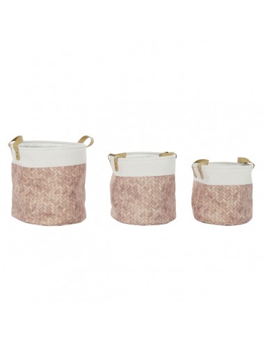 Basket set DKD Home Decor Scandi...