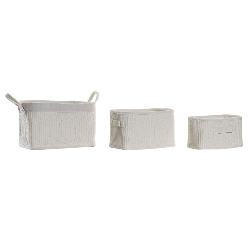 Set de basket DKD Home Decor Coton...