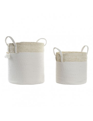 Basket set DKD Home Decor Cotton...