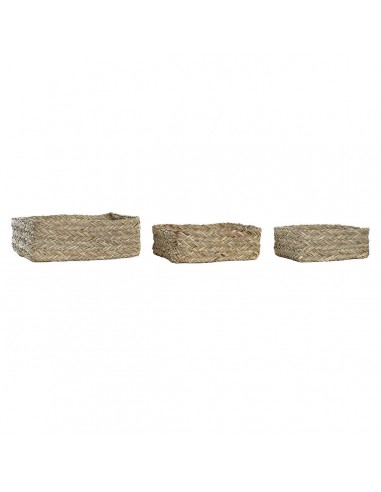 Korb-Set DKD Home Decor Naturfaser...