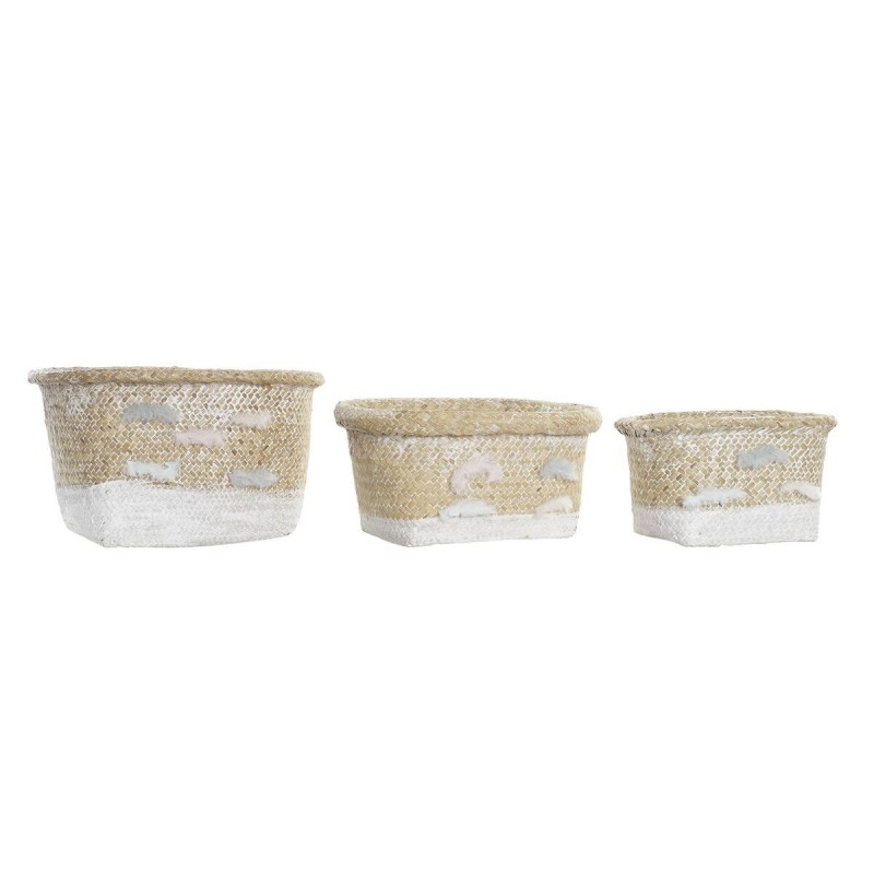 Basket set DKD Home Decor Polyester...