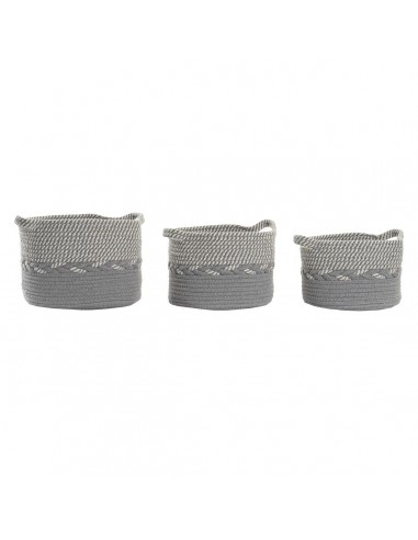 Set de basket DKD Home Decor Coton...