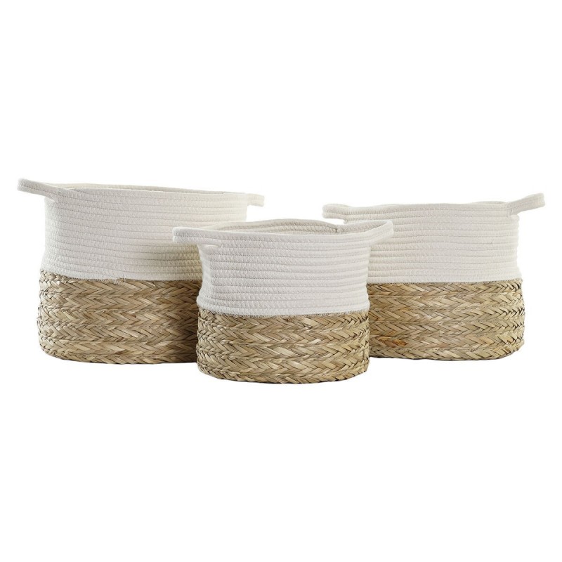 Basket set DKD Home Decor White...