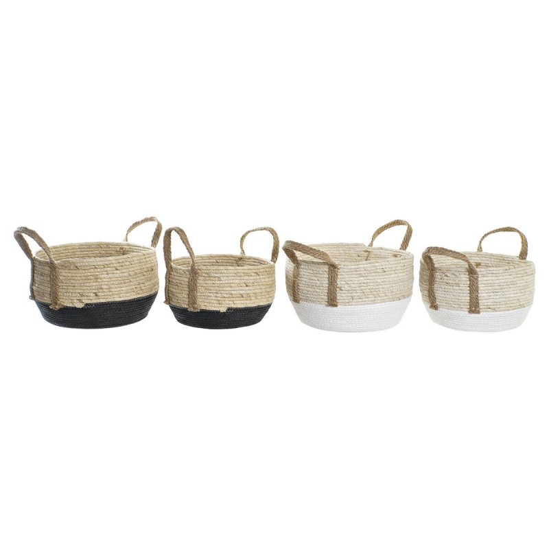 Basket set DKD Home Decor Fibre (33 x...