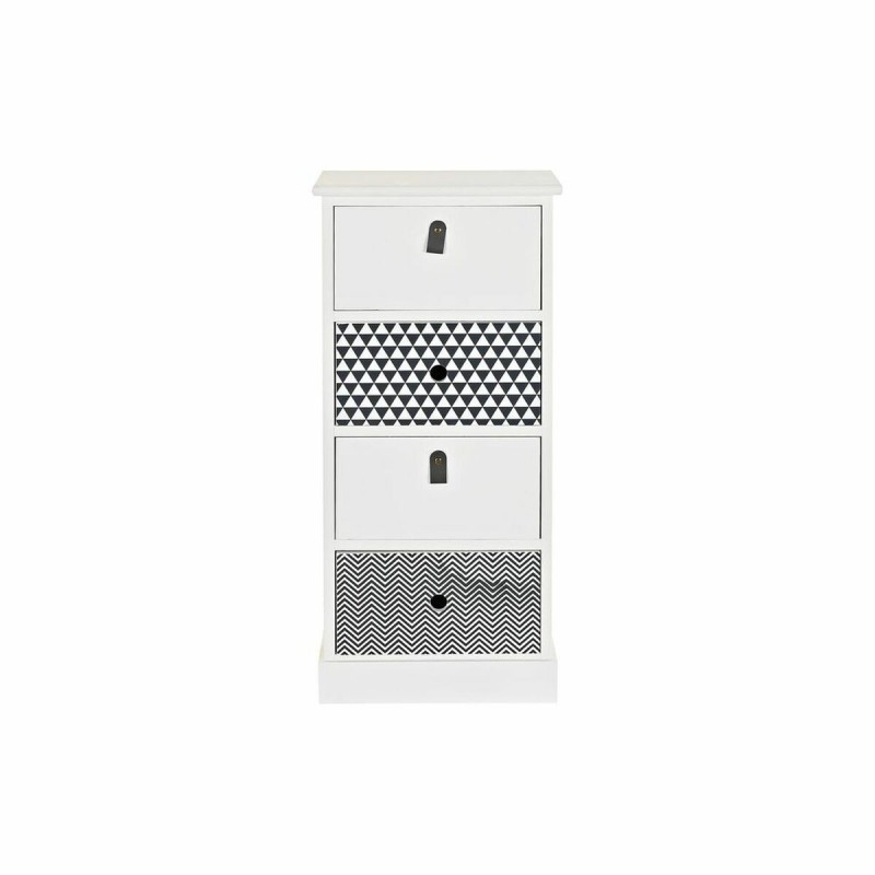 Cajonera DKD Home Decor Gris Blanco...