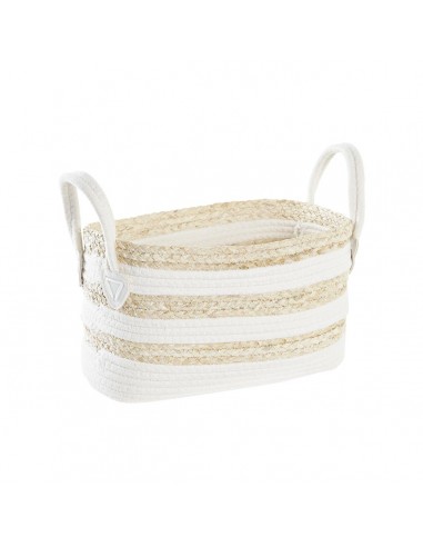 Basket DKD Home Decor Natural Fibre...