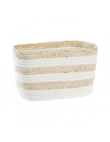 Basket DKD Home Decor Fibre (28 x 20...