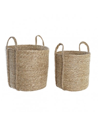 Basket set DKD Home Decor Fibre (40 x...