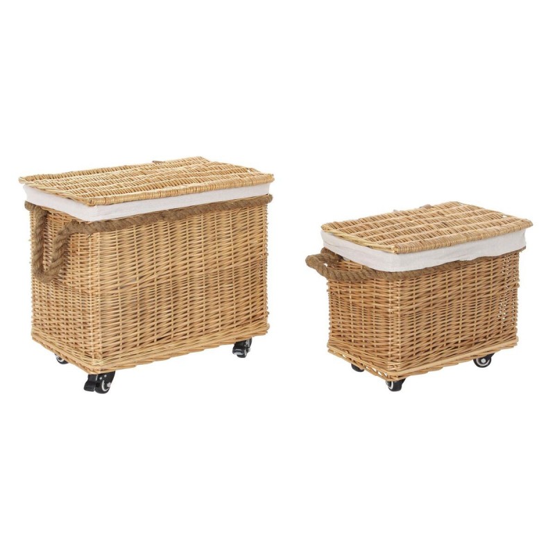 Basket set DKD Home Decor wicker (48...