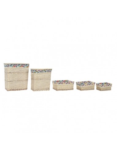 Basket set DKD Home Decor Polyester...