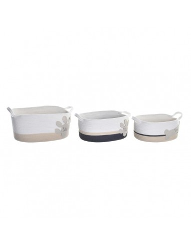 Set de basket DKD Home Decor Coton...