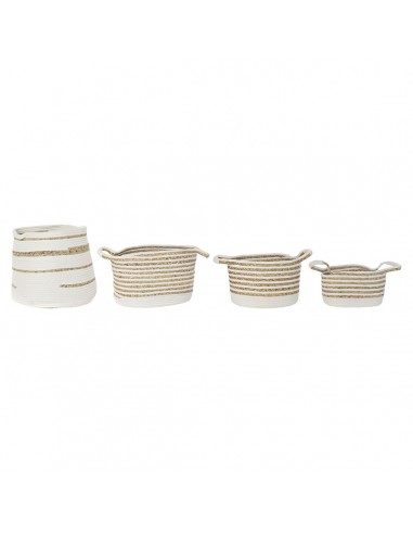 Set de basket DKD Home Decor Coton...